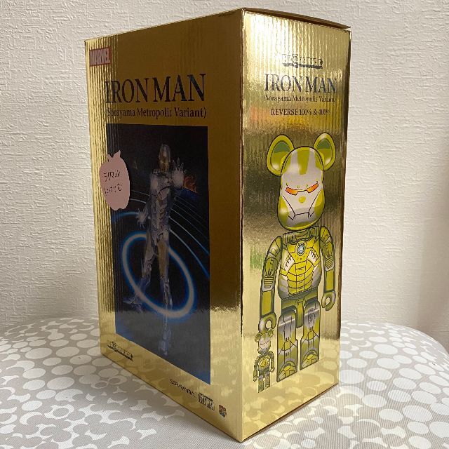 MEDICOM TOY(メディコムトイ)のBE@RBRICK SORAYAMA IRONMAN REVERSE SET エンタメ/ホビーのフィギュア(アメコミ)の商品写真