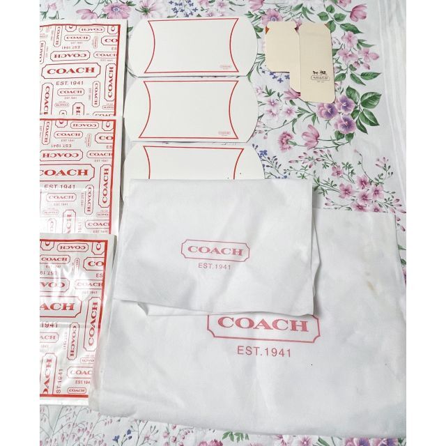 COACH(コーチ)のCOACH コーチ ショップ袋 ショッパー カードケース 袋 レディースのバッグ(ショップ袋)の商品写真