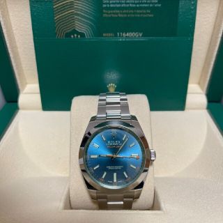 ロレックス(ROLEX)のイシダオジオ様専用  ミルガウス　116400GV(腕時計(アナログ))