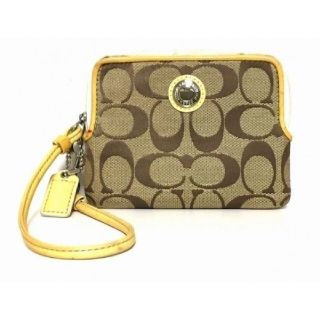 コーチ(COACH)のCOACH コーチ シグネチャー柄財布 コンパクトサイズ(財布)