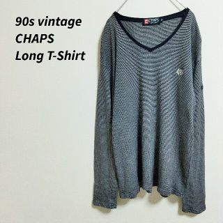 チャップス(CHAPS)の美品　CHAPS Ralph Lauren　チャップスラルフローレン(Tシャツ/カットソー(七分/長袖))