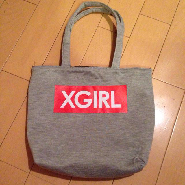 X-girl(エックスガール)のX-girl★スウェットバッグ レディースのバッグ(トートバッグ)の商品写真