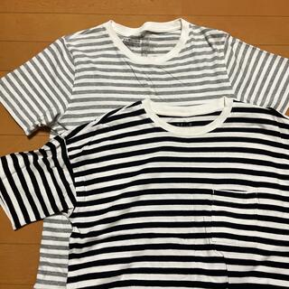 ムジルシリョウヒン(MUJI (無印良品))の無印良品　Tシャツ（M）2枚(Tシャツ(半袖/袖なし))