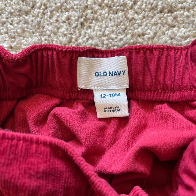 Old Navy(オールドネイビー)のOLD NAVY 明るいえんじ色スカート。12-18ヶ月。80c キッズ/ベビー/マタニティのベビー服(~85cm)(スカート)の商品写真
