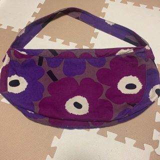 マリメッコ(marimekko)のマリメッコ  ショルダーバッグ　紫(ショルダーバッグ)