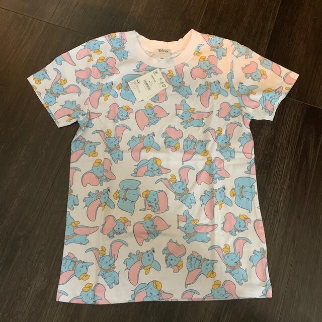 Disney(ディズニー)のTシャツ 半袖 ディズニー ダンボ 新品未使用　タグ付き 半額 130 キッズ/ベビー/マタニティのキッズ服女の子用(90cm~)(Tシャツ/カットソー)の商品写真