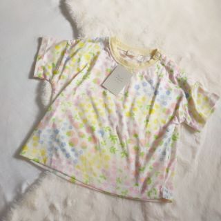 花柄パステル　半袖Tシャツ(Tシャツ/カットソー)