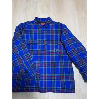 シュプリーム(Supreme)のSupreme Quilted Plaid Flannel Shirt  L(シャツ)