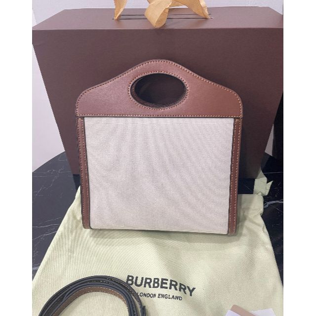 BURBERRY トートバッグ バーバリー ポケットバッグの通販 by Ace's shop｜ラクマ