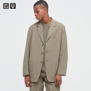 ユニクロ(UNIQLO)のユニクロU 2022SS リラックスフィット 上下セットアップ カーキ(セットアップ)