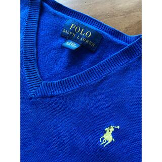 ポロラルフローレン(POLO RALPH LAUREN)のラルフローレン セーター キッズ 男の子 ブルー 24M 90cm(Tシャツ/カットソー)
