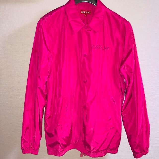 Supreme(シュプリーム)のSupreme コーチジャケット マークゴンザレス ピンク Mサイズ ジャケット メンズのジャケット/アウター(ナイロンジャケット)の商品写真