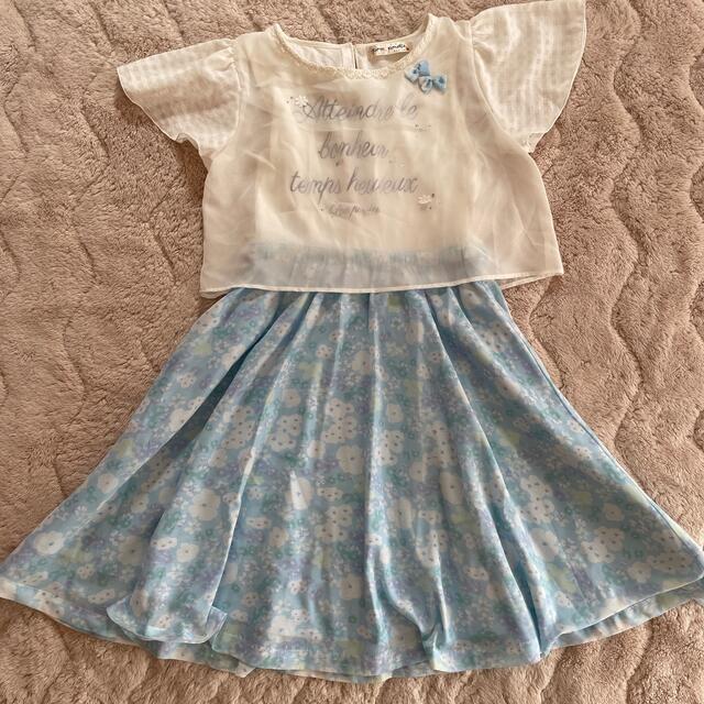 pom ponette(ポンポネット)のポンポネット　ワンピース　150cm/M キッズ/ベビー/マタニティのキッズ服女の子用(90cm~)(ワンピース)の商品写真