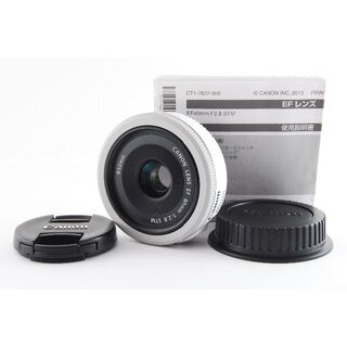 キヤノン(Canon)の★ キャノン Canon EF 40mm F2.8 STM ホワイト パンケーキ(レンズ(単焦点))