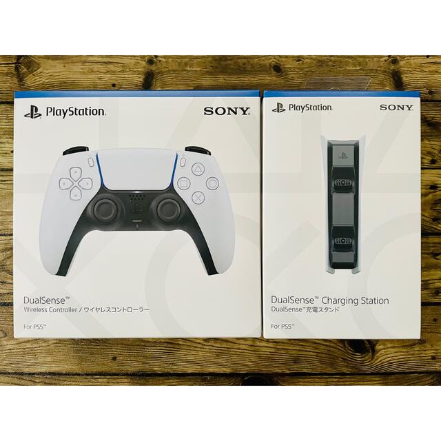 エンタメ/ホビー【新品未開封】SONY PS5 ワイヤレスコントローラー 充電スタンド セット