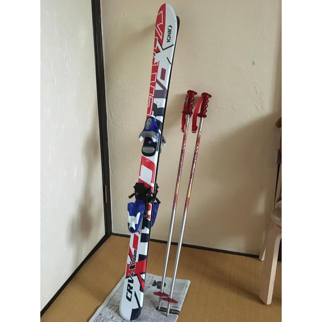 スキー板ストックセット　2組　130cm\u0026140cm