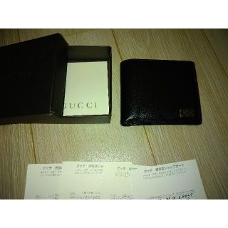 グッチ(Gucci)の【使用期間僅か】GUCCI　二つ折り財布(折り財布)