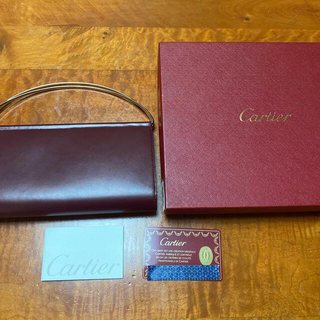 カルティエ(Cartier)のカルティエ　トリニティ　ハンドル付きウォレット長財布(財布)