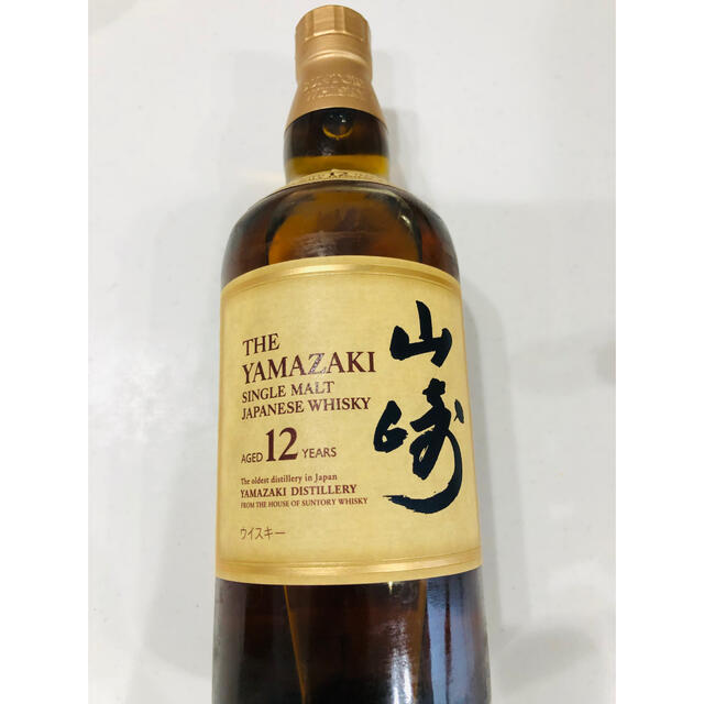 サントリー(サントリー)の【希少】山崎12年　700ml  未開封 食品/飲料/酒の酒(ウイスキー)の商品写真