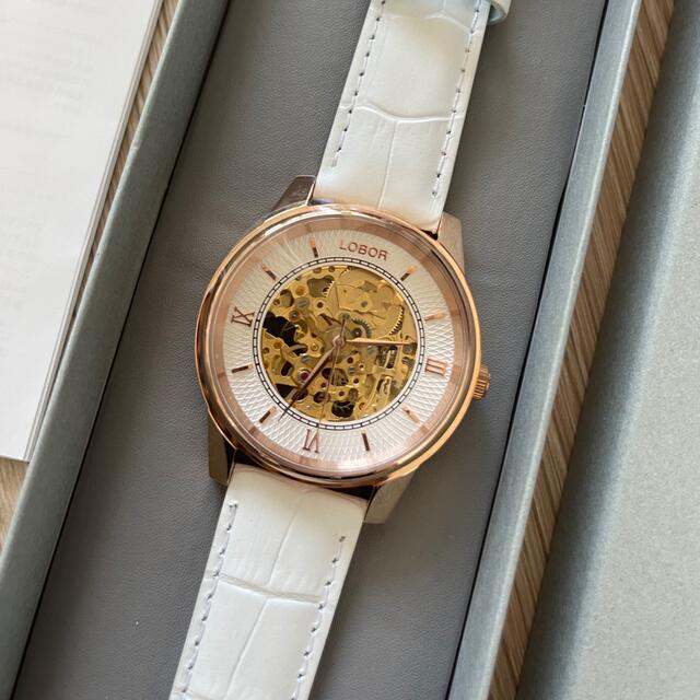LOBOR 腕時計 DYNASTY CHARLEMAGNE WHITEの通販 by あゆみ's shop｜ラクマ