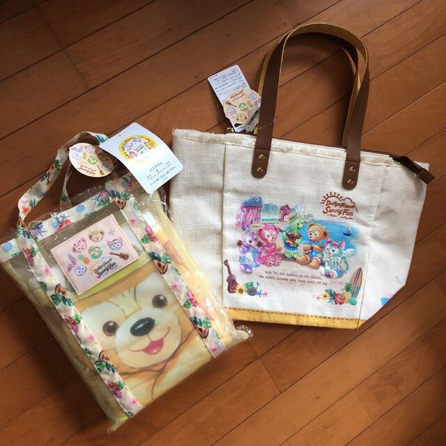 東京ディズニーシーDuffy&Friends新品未使用トートバッグ バスタオルおもちゃ/ぬいぐるみ