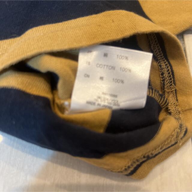 mikihouse(ミキハウス)のミキハウス　バスクTシャツ　ボーダー　ダブルビー キッズ/ベビー/マタニティのキッズ服男の子用(90cm~)(Tシャツ/カットソー)の商品写真