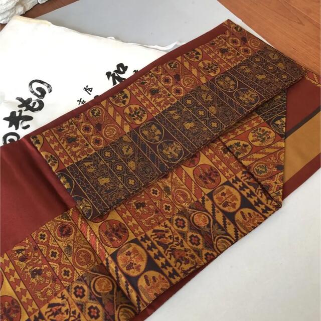 新品☆正絹 正倉院 上質名古屋帯 草木染め 西陣織の通販 by 次回発送10