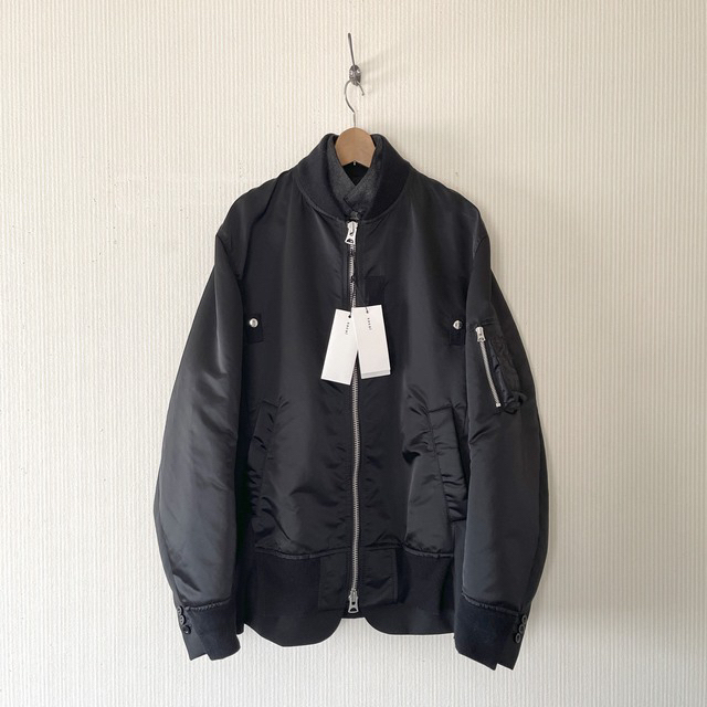 超可爱の - sacai sacai 再構築ブルゾン ma-1 ボンバージャケット 21SS