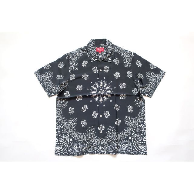 Black XL 21SS Supreme Bandana Silk S/S - シャツ