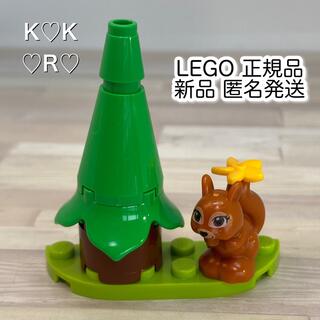 レゴ(Lego)のLEGO レゴフレンズ　ミニフィグ  動物　リス　花　木　プレート　(その他)