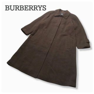 バーバリー(BURBERRY)のBURBERRY バーバリー ステンカラー ロングコート アンゴラ100% 7(ステンカラーコート)