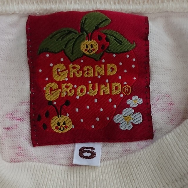 GrandGround(グラグラ)のグラグラ 長袖 キッズ/ベビー/マタニティのキッズ服女の子用(90cm~)(Tシャツ/カットソー)の商品写真