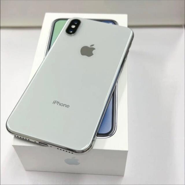 iphone X シルバー 256GB SIMフリー-