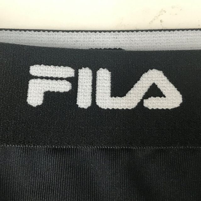 FILA(フィラ)のFILA スポーツショーツ ブラック M ボックスショーツ 吸水速乾 カジュアル レディースの下着/アンダーウェア(ショーツ)の商品写真