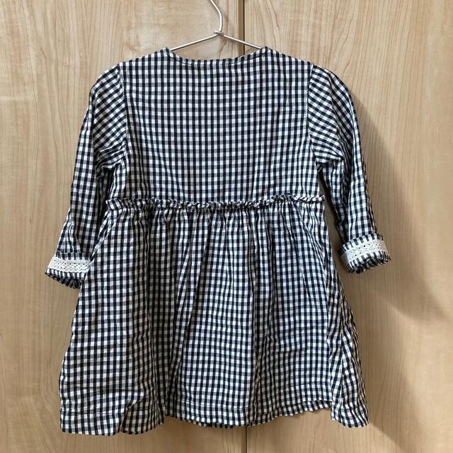 F.O.KIDS(エフオーキッズ)のアプレレクール　チェック柄ワンピース 100cm キッズ/ベビー/マタニティのキッズ服女の子用(90cm~)(ワンピース)の商品写真