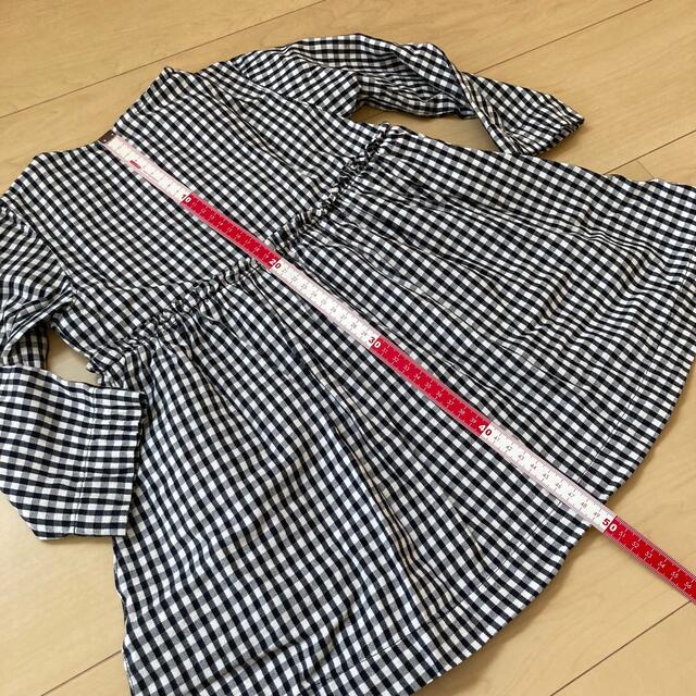 F.O.KIDS(エフオーキッズ)のアプレレクール　チェック柄ワンピース 100cm キッズ/ベビー/マタニティのキッズ服女の子用(90cm~)(ワンピース)の商品写真