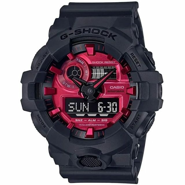 CASIO(カシオ)のG-SHOCK（ジーショック）GA-700AR-1AJF メンズの時計(腕時計(デジタル))の商品写真