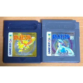 ゲームボーイ(ゲームボーイ)のゲームボーイ ポケットモンスター金・銀(携帯用ゲームソフト)