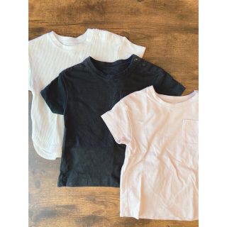 ジーユー(GU)のGU  ワッフルクルーネックT  コットンクルーネックT 3枚セット(Ｔシャツ)