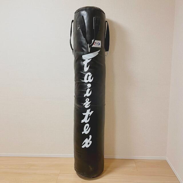 Fairtex フェアテックス　ムエタイ　黒　ブラック　サンドバッグ　中身入り