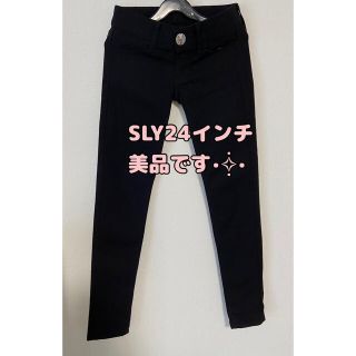 SLY DISCO スライ ディスコ アンクルスキニー 強ストレッチ 70cm