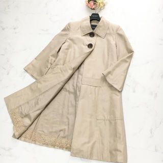 nana様専用♡美品最高級FOXEYロングコートステンカラーボタンオフ