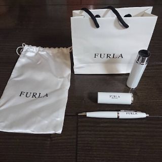 フルラ(Furla)のフルラ ボールペン ケース付き ホワイト(ペン/マーカー)