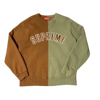 シュプリーム(Supreme)のsupreme シュプリーム split crewneck sweatshirt(スウェット)