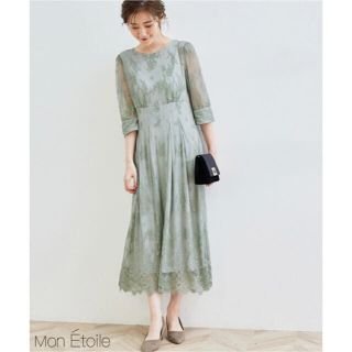 ロペピクニック(Rope' Picnic)のMon E'toile   レースタックDRESS ROPE' PICNIC (ミディアムドレス)