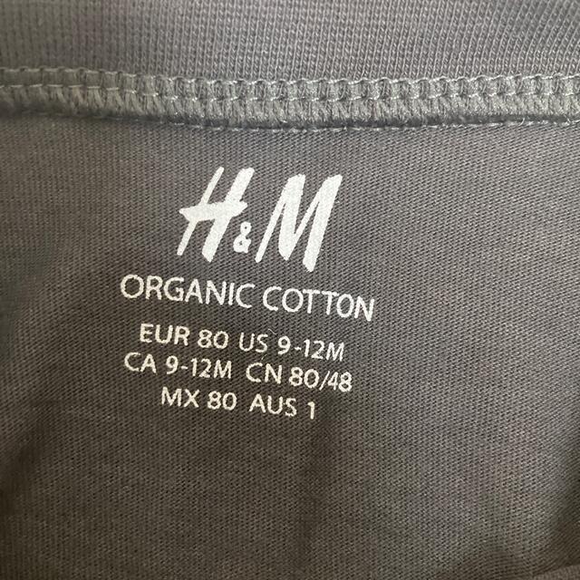 H&M(エイチアンドエム)のH&M ロンT 80cm 長袖シャツ キッズ/ベビー/マタニティのベビー服(~85cm)(Ｔシャツ)の商品写真