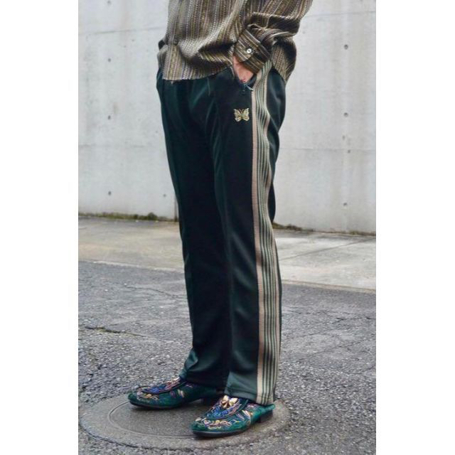 Needles トラックパンツ ダークグリーン marz.jp