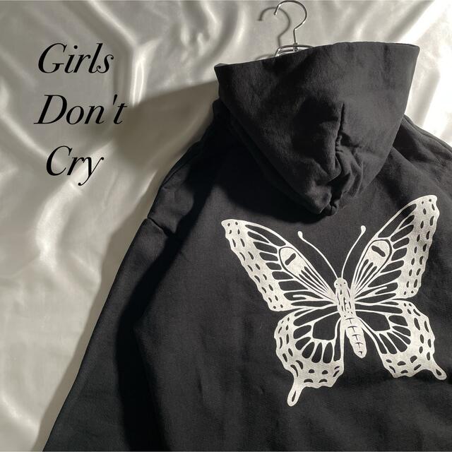 買い保障できる girls don't cry バタフライ パーカー XLサイズ