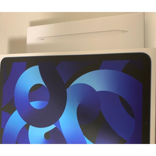 iPad(アイパッド)の大特価　ipad air 第5世代 最新　Apple Pencil follio スマホ/家電/カメラのPC/タブレット(タブレット)の商品写真