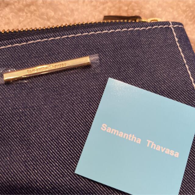 Samantha Thavasa(サマンサタバサ)のサマンサタバサ  デニムポーチ レディースのファッション小物(ポーチ)の商品写真